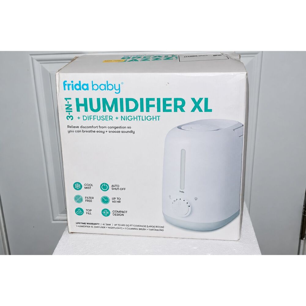 Frida Baby 3-in-1 Humidifier XL Diffuser Nightlight 6L White